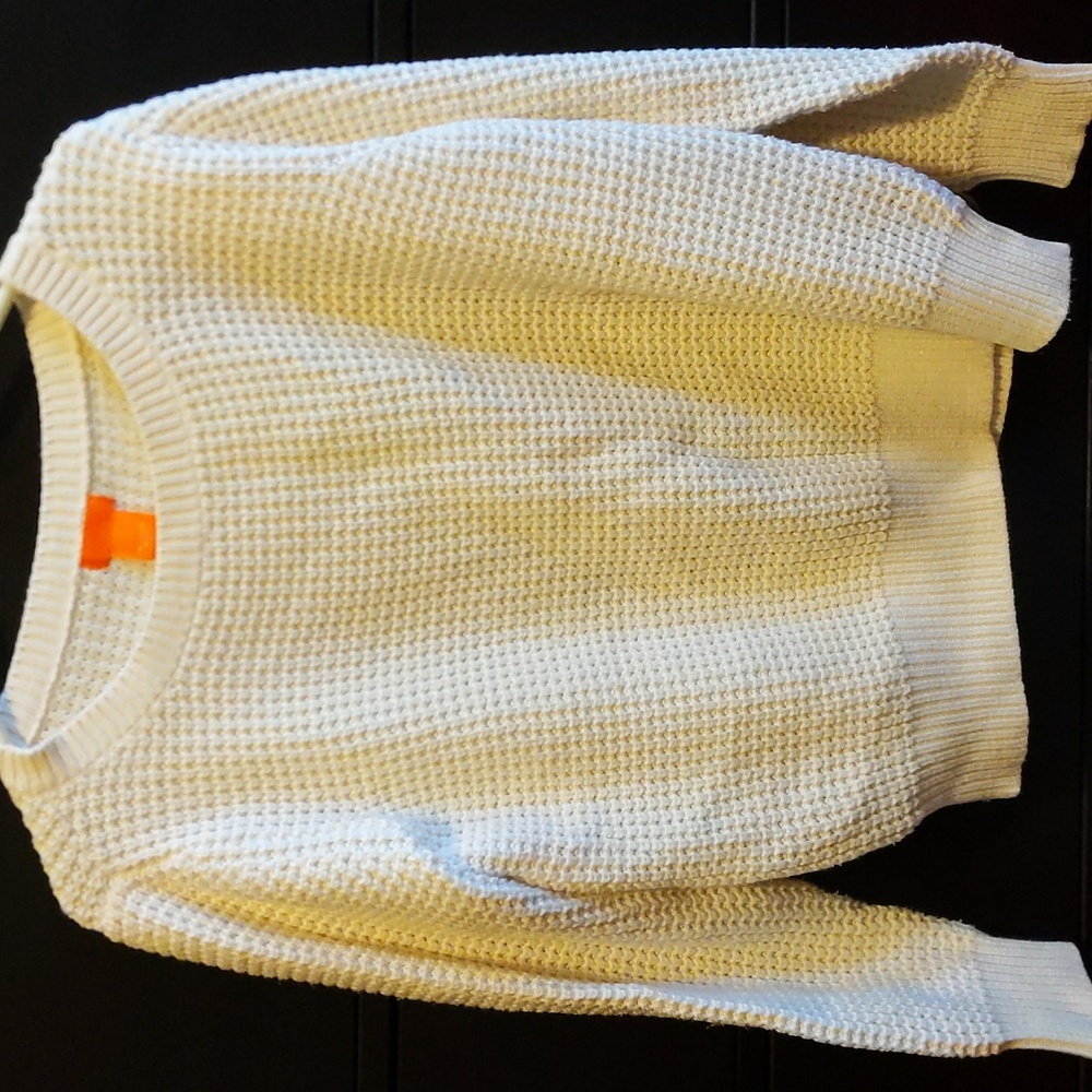 Cream Joe Fresh knit sweater
